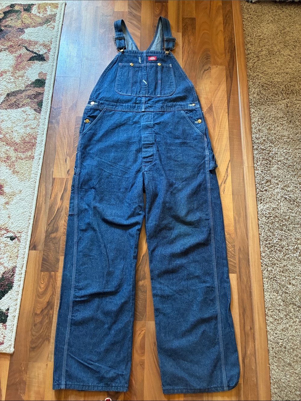 Dickies Indigo Blue Workwear Denim Overalls